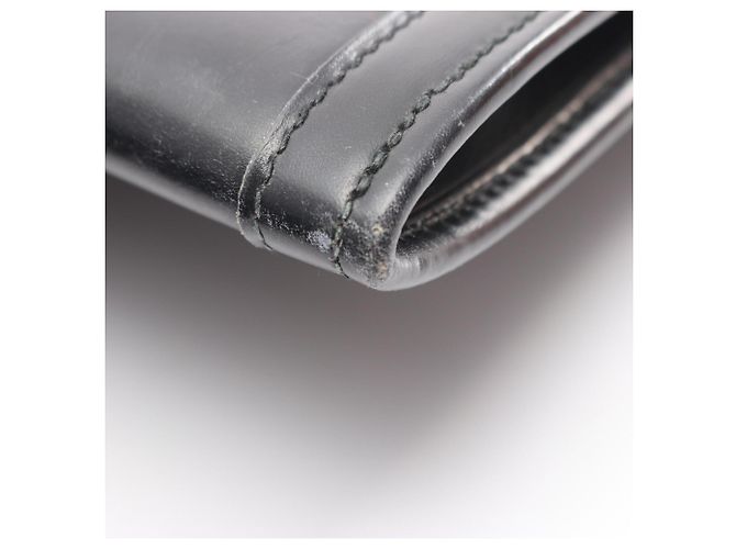 Borsa a mano clutch Hermès Jige PM Second Bag Nero - vista 9