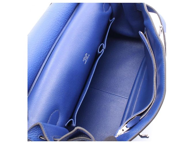 Hermès Borsa a tracolla Hermes Jypsiere 31 Blue Electric - vista 3