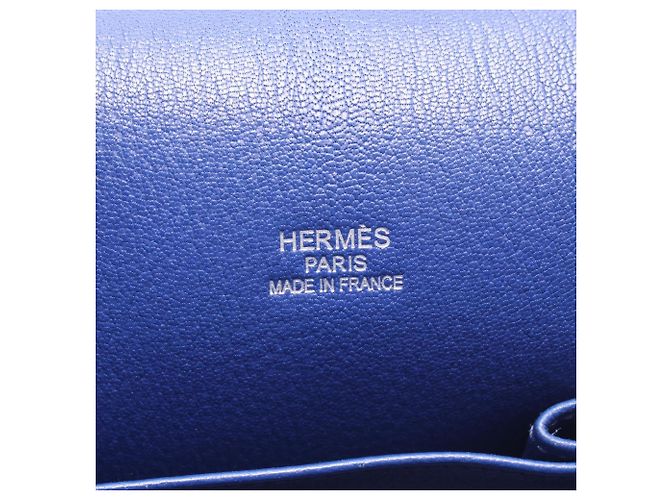 Hermès Borsa a tracolla Hermes Jypsiere 31 Blue Electric - vista 4