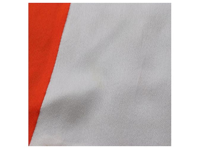 Hermès Hermes Mehrfarbiger lila Seidenschal Mehrfarben - Ansicht 5