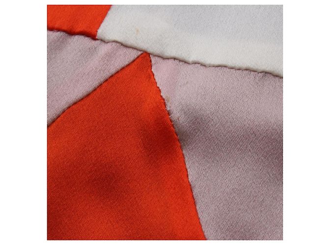Hermès Hermes Mehrfarbiger lila Seidenschal Mehrfarben - Ansicht 6