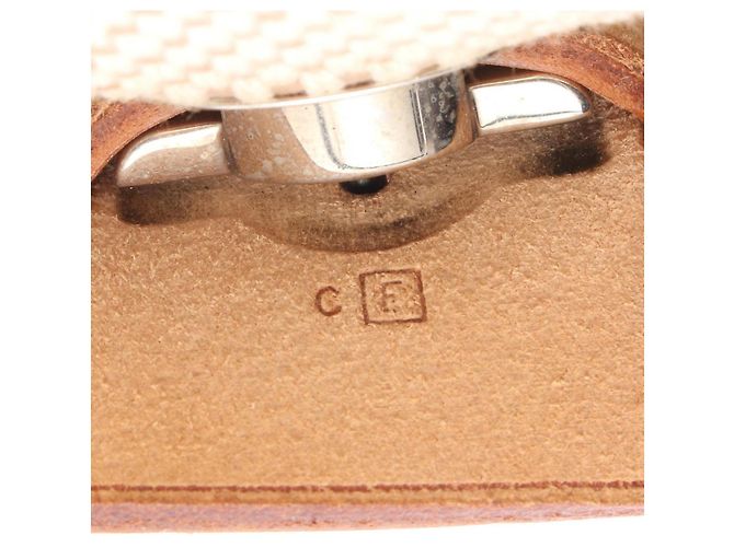 Hermès Zaino/Borsa Hermes Herbag Ad PM Marrone Beige - vista 5