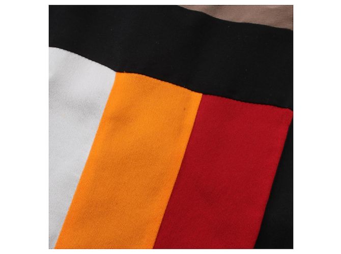 Hermès Hermes Seidenschal mehrfarbig Rot Mehrfarben - Ansicht 9