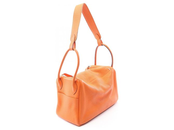 Hermès Borsa a tracolla Hermes Lindy 34 Arancione - vista 2