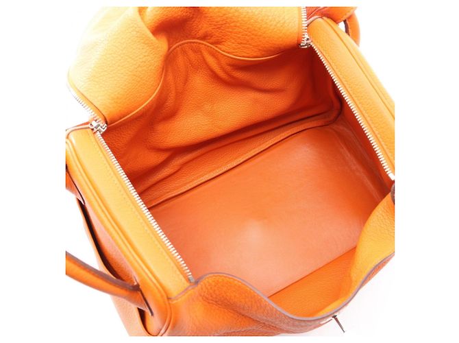Hermès Borsa a tracolla Hermes Lindy 34 Arancione - vista 3