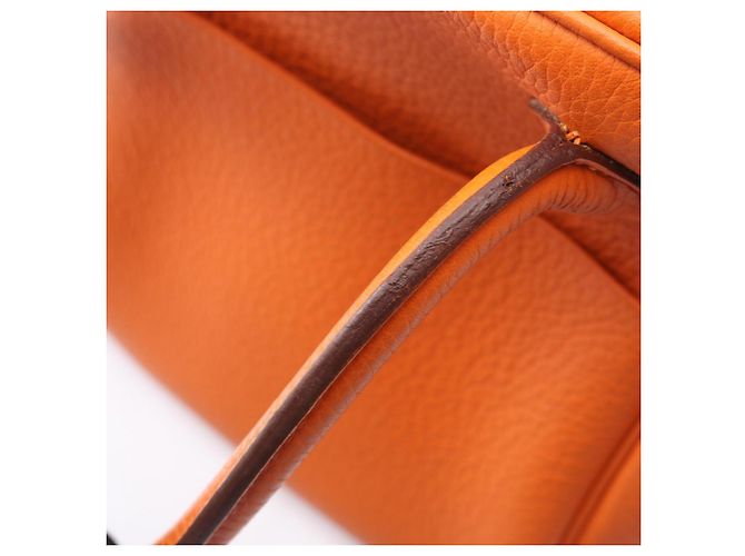 Hermès Borsa a tracolla Hermes Lindy 34 Arancione - vista 6