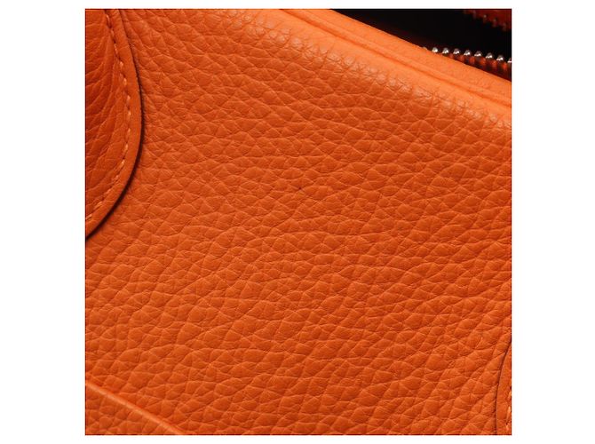 Hermès Borsa a tracolla Hermes Lindy 34 Arancione - vista 9