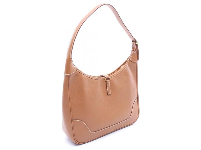 Hermès HERMES Trim 31 Gold Borsa a Spalla Marrone - vista 2