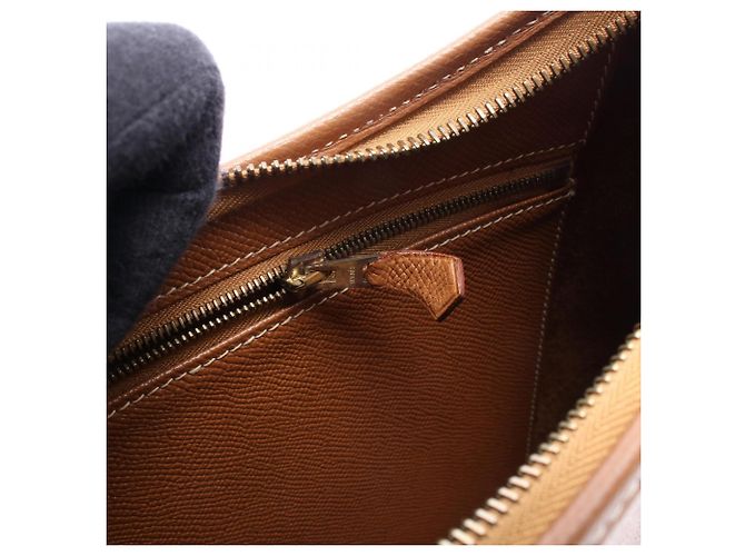 Hermès HERMES Trim 31 Gold Borsa a Spalla Marrone - vista 6
