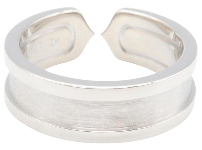 Anello Cartier C2 Small Band in oro bianco 18K Argento - vista 3