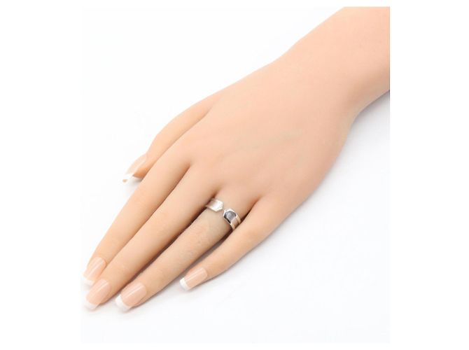 Anello Cartier C2 Small Band in oro bianco 18K Argento - vista 7