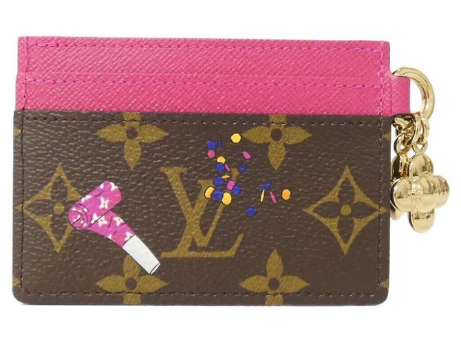 Vivienne Tarjetero Monogram Louis Vuitton Castaño - vista 2