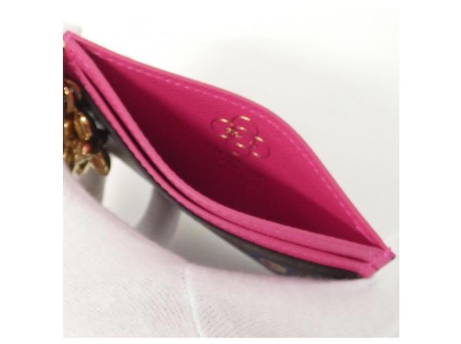 Vivienne Tarjetero Monogram Louis Vuitton Castaño - vista 4