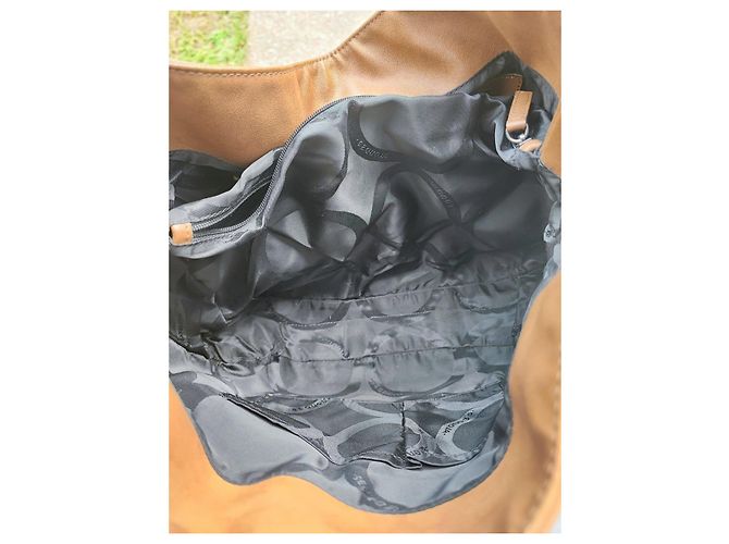 Séquoia Borsa a mano in pelle marrone - vista 4