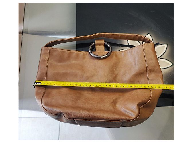 Séquoia Borsa a mano in pelle marrone - vista 7