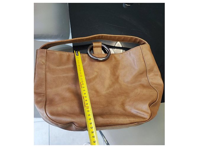 Séquoia Borsa a mano in pelle marrone - vista 8
