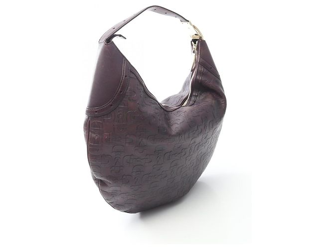 Borsa a tracolla Gucci in pelle viola Horsebit Porpora - vista 2