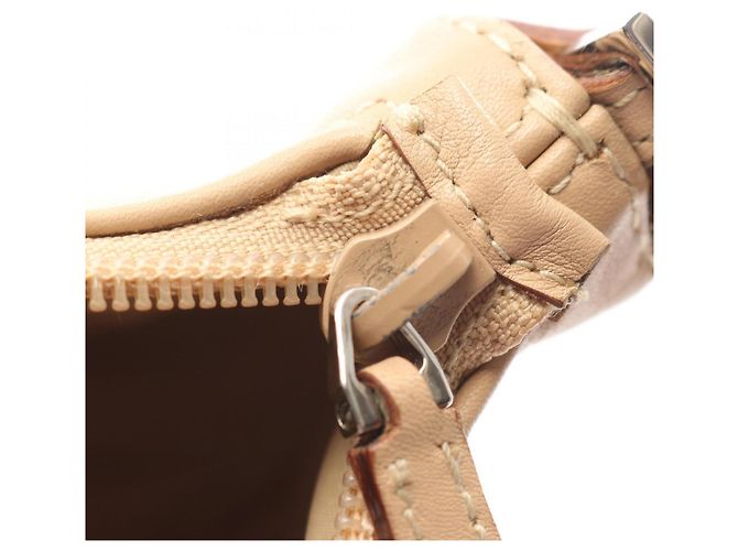 Borsa Bamboo in pelle beige Gucci - vista 6