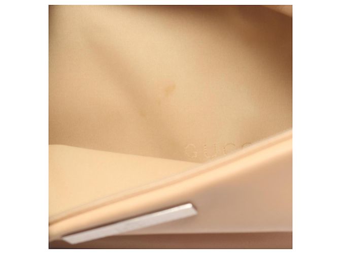 Borsa Bamboo in pelle beige Gucci - vista 8