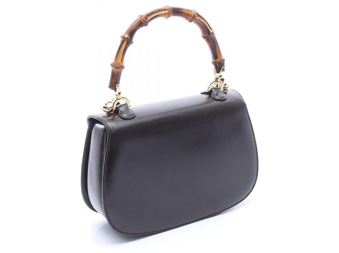 Borsa 2-Way Gucci Bamboo Nero - vista 2