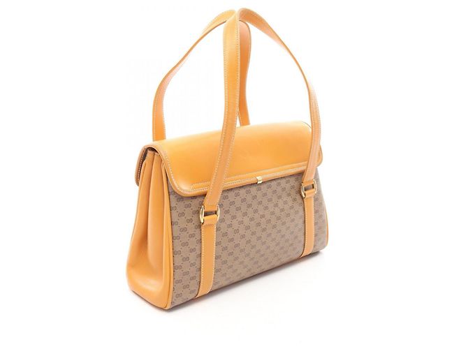 Borsa Tote Gucci Old Micro GG Marrone - vista 2