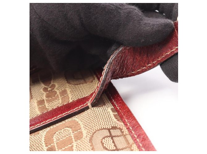 Borsa Gucci New Jackie Horsebit Beige Bordò - vista 11