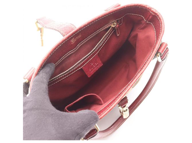 Borsa Gucci New Jackie Horsebit Beige Bordò - vista 3
