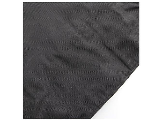 Bolsa de ombro Gucci em nylon preto e couro - vista 6