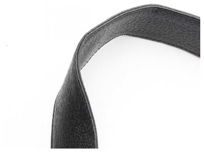 Bolsa de ombro Gucci em nylon preto e couro - vista 8