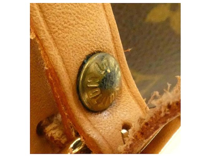 Borsa Louis Vuitton Monogram Bowling Vanity M47270 Marrone - vista 10