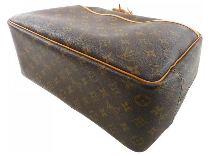 Borsa Louis Vuitton Monogram Bowling Vanity M47270 Marrone - vista 3
