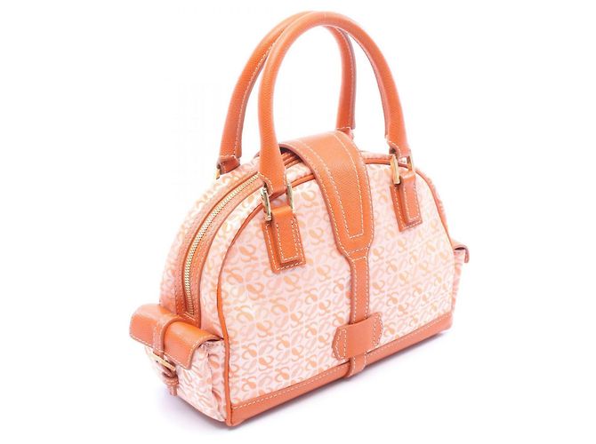 Piccola borsa bowling Loewe Anagram Arancione - vista 2