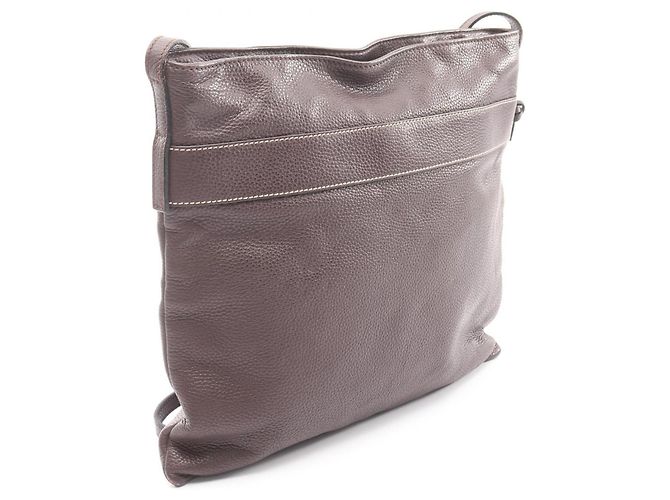 Borsa a tracolla in pelle marrone Loewe - vista 2