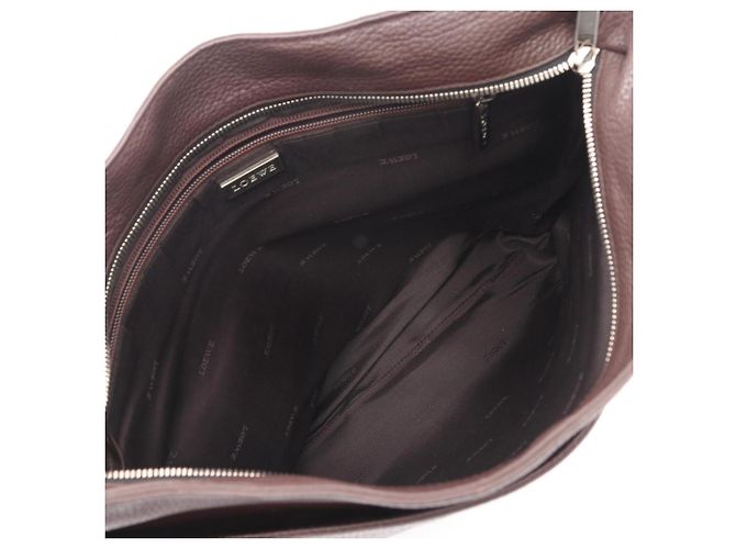 Borsa a tracolla in pelle marrone Loewe - vista 3