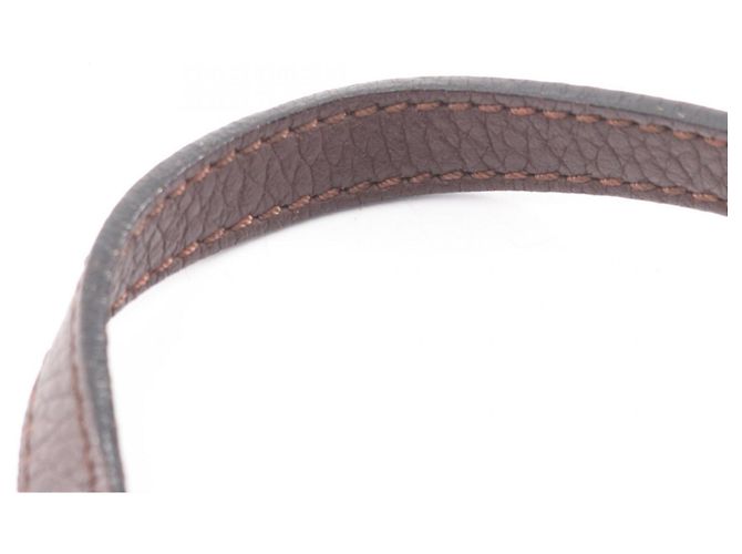Borsa a tracolla in pelle marrone Loewe - vista 5