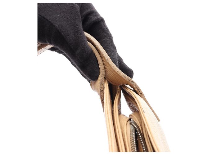 Borsa Tote in pelle beige Loewe - vista 13