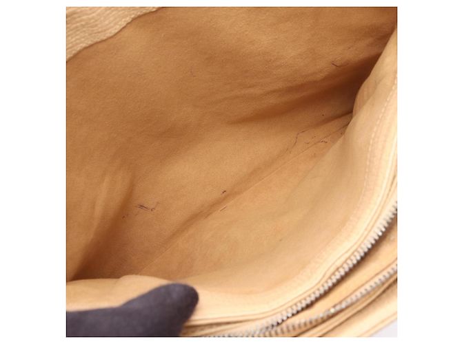 Borsa Tote in pelle beige Loewe - vista 6