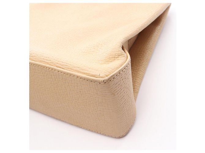 Borsa Tote in pelle beige Loewe - vista 9