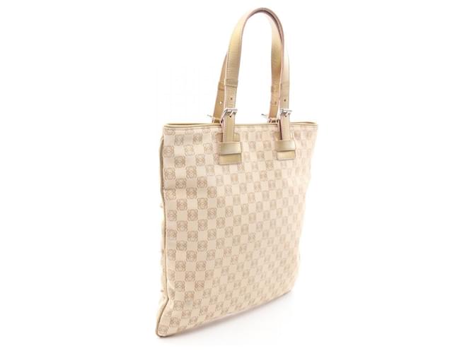 Borsa Loewe Repeat Anagram Beige - vista 2