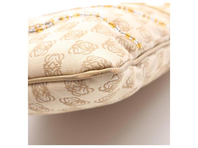 Borsa Loewe Repeat Anagram Beige - vista 5
