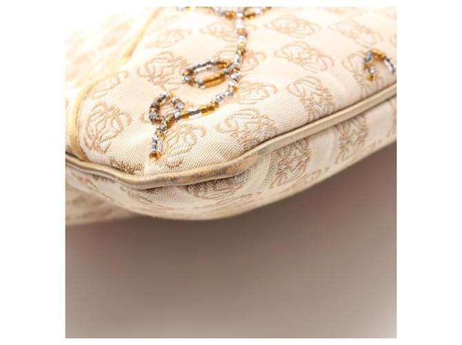 Borsa Loewe Repeat Anagram Beige - vista 6