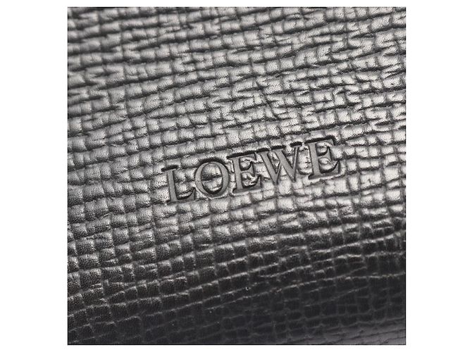 Borsa a tracolla in pelle nera Loewe Nero - vista 10