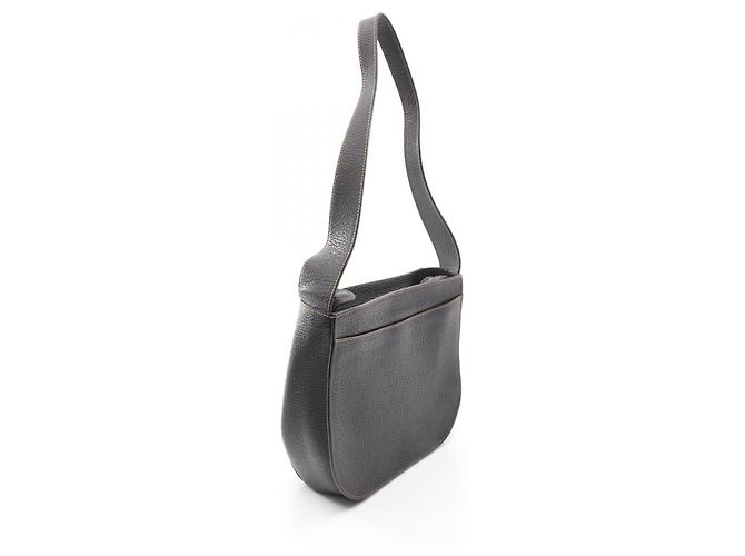 Borsa a tracolla in pelle nera Loewe Nero - vista 2