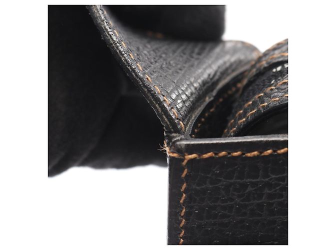 Borsa a tracolla in pelle nera Loewe Nero - vista 7