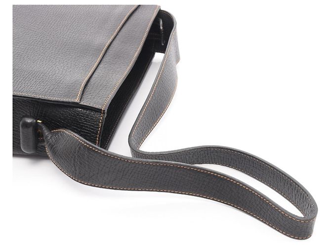 Borsa a tracolla in pelle nera Loewe Nero - vista 8