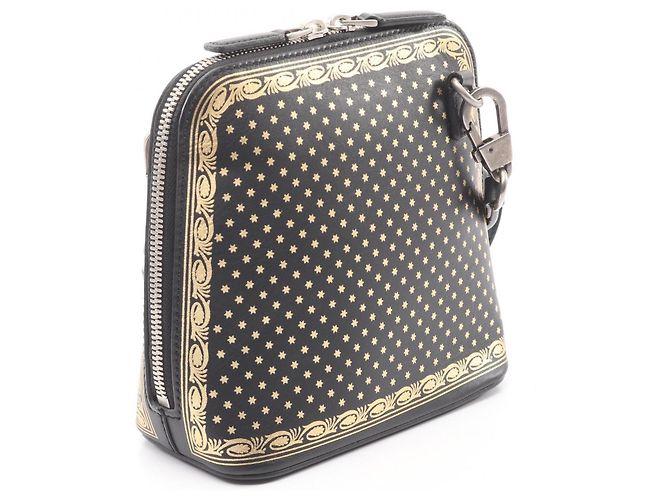 Borsa a Spalla Gucci GUCCY SEGA Nero D'oro - vista 2