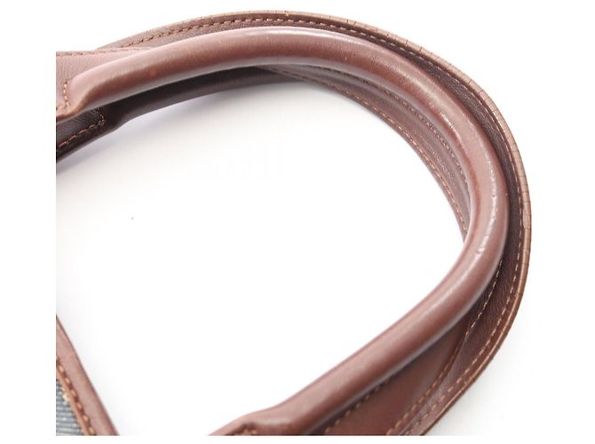 Céline Borsa Tote Celine Paris Macadam Marrone Blu - vista 8