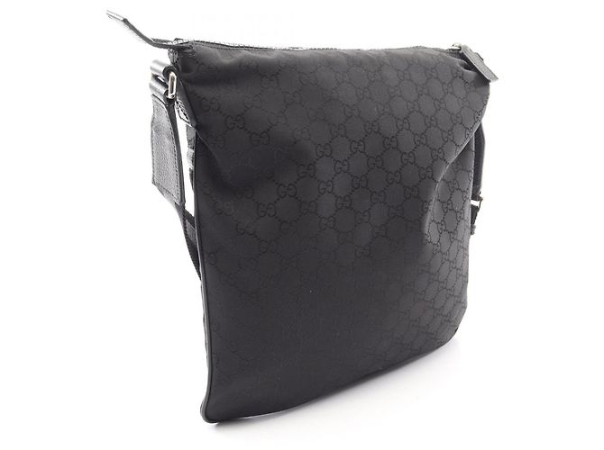 Borsa a Spalla Gucci GG Pattern Nero - vista 2