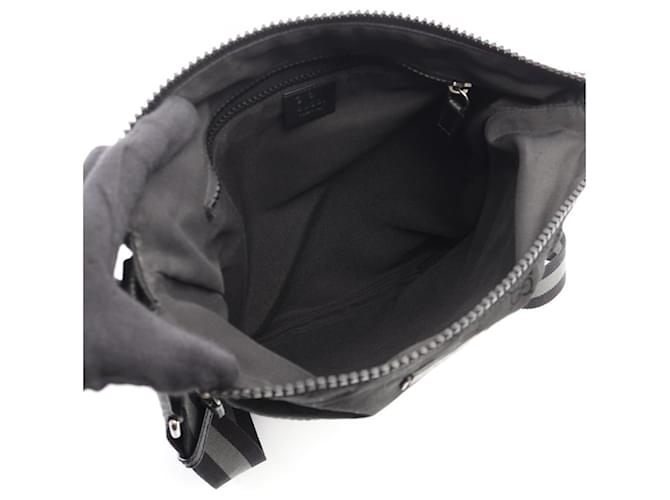 Borsa a Spalla Gucci GG Pattern Nero - vista 3
