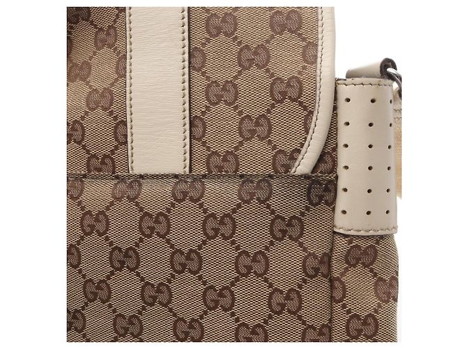 Borsa a tracolla Gucci GG Canvas Beige Crudo - vista 13